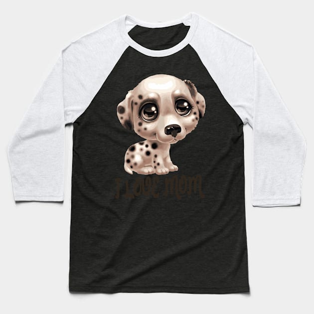 Dog Motif Dog Lover Gift Idea Design Baseball T-Shirt by Shirtjaeger